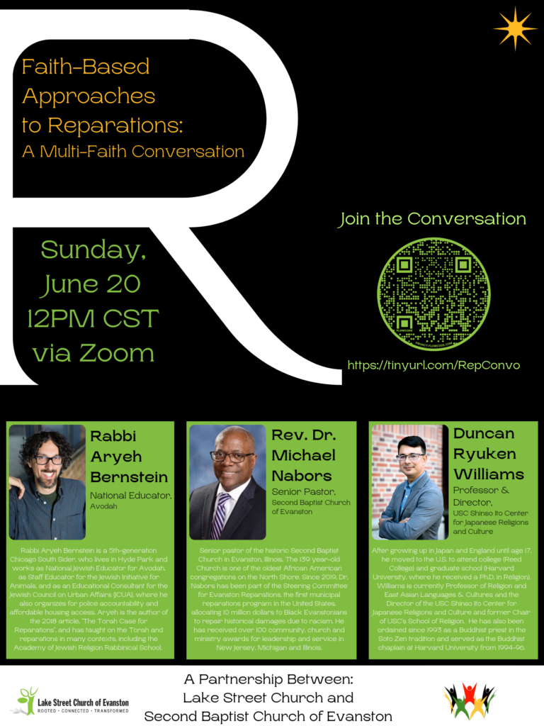 Interfaith Reparations Conversation Online
